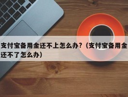 支付宝备用金还不上怎么办?（支付宝备用金还不了怎么办）